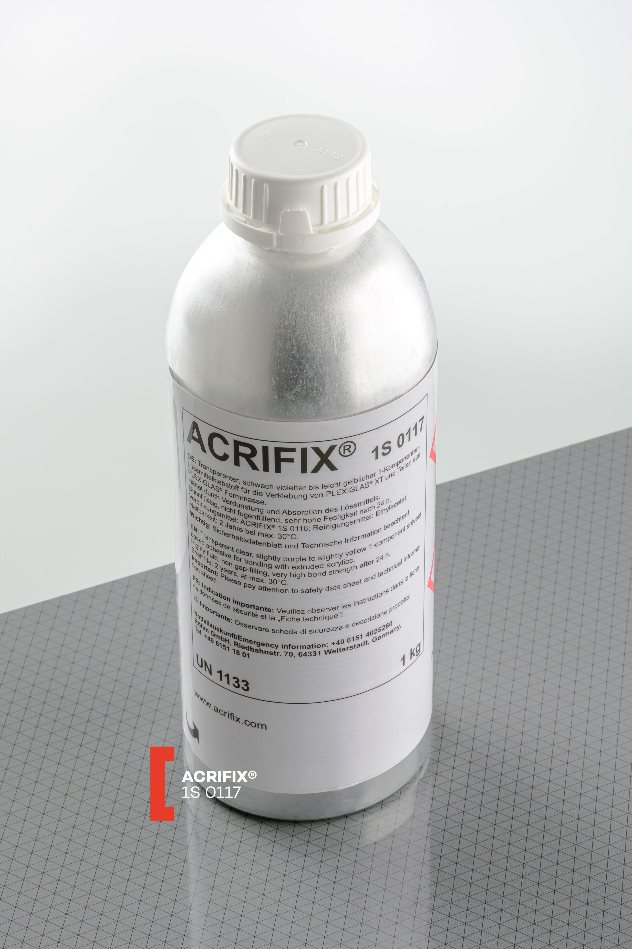 ACRIFIX® 1 S 0117 Kleber Alu-Flasche 1 kg