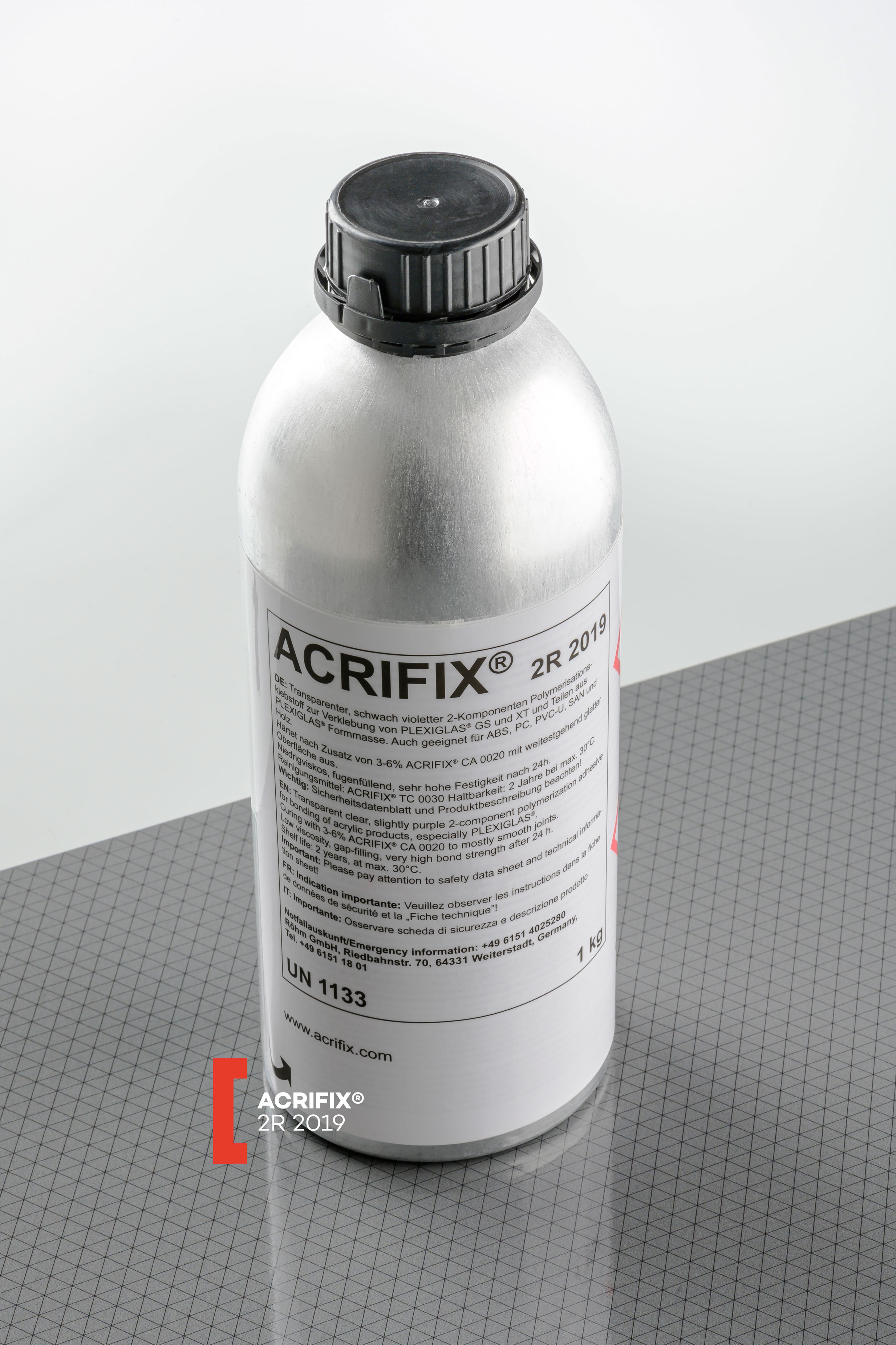 ACRIFIX® 2 R 2019 Kleber Alu-Flasche 1 kg