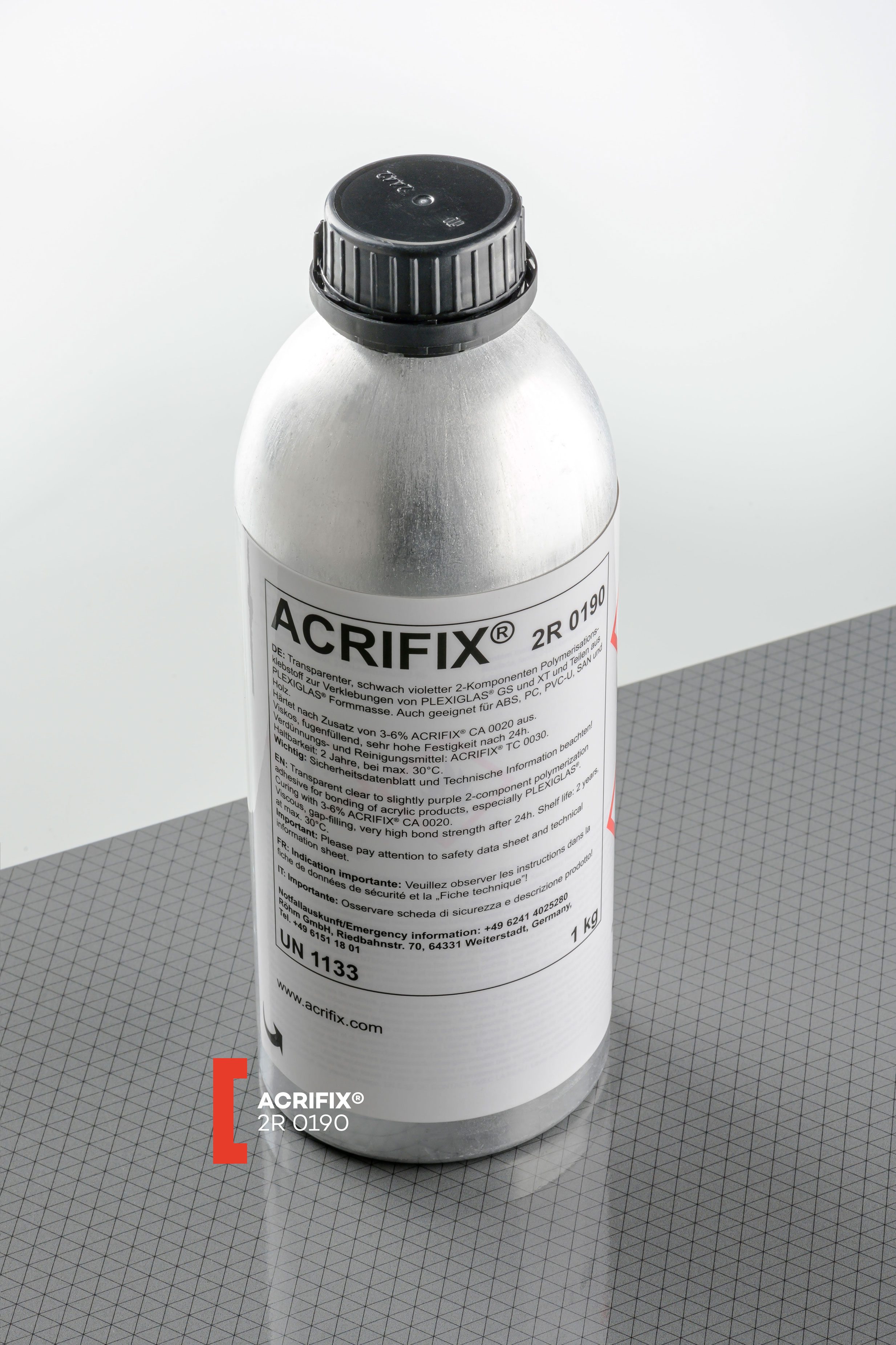 ACRIFIX® 2 R 0190 Kleber Alu-Flasche 1 kg