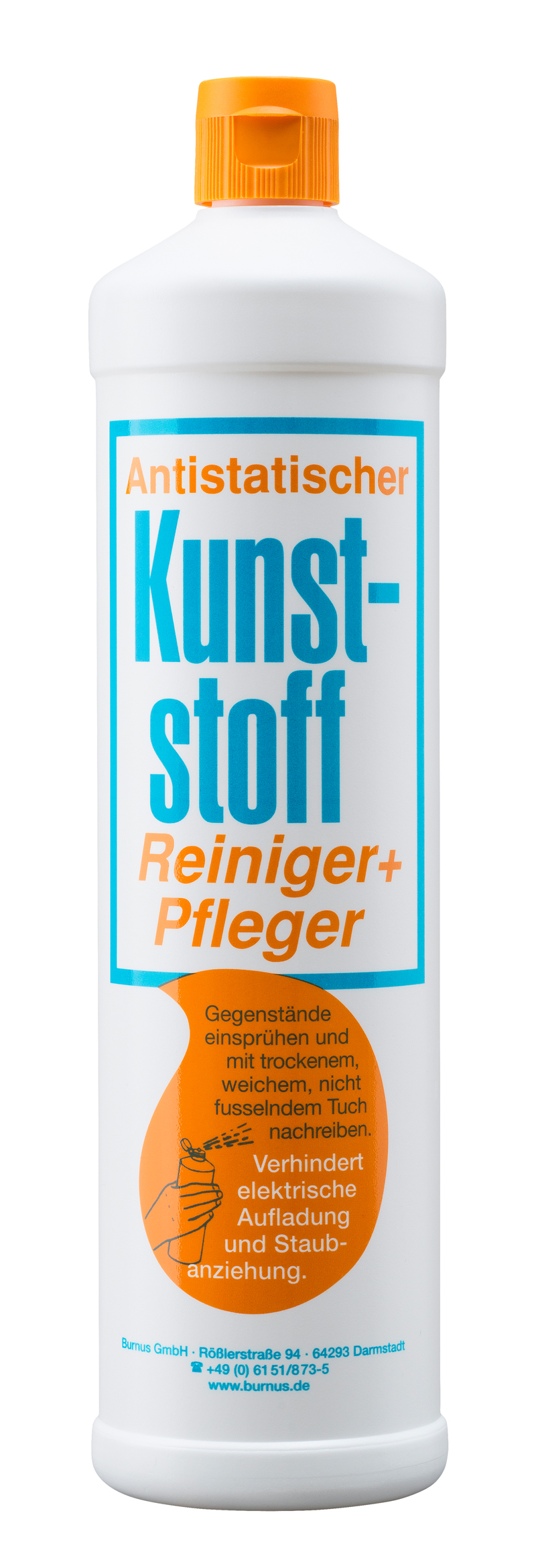 Burnus Antistatischer Kunststoff-Reiniger und Pfleger (24 Stk. à 250 ml)