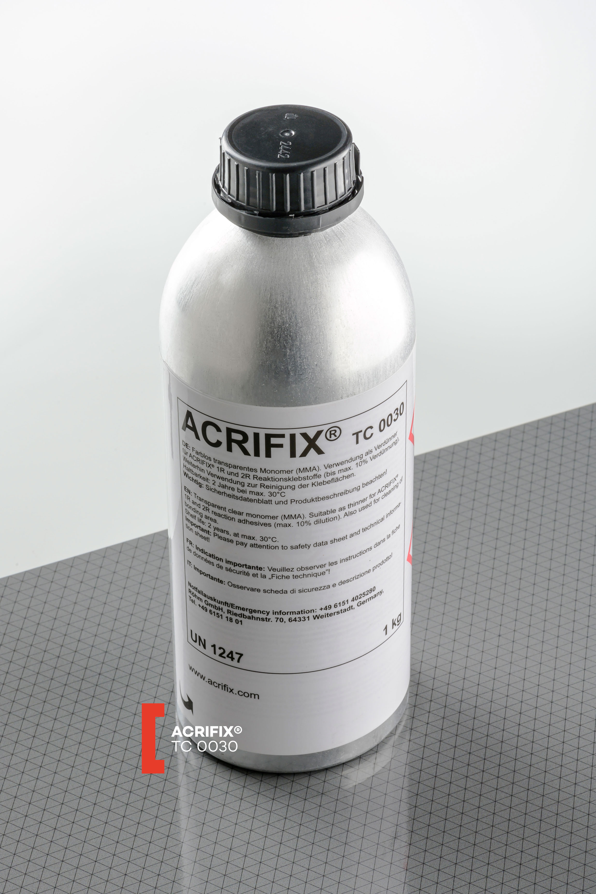ACRIFIX® TC 0030 Kleber Alu-Flasche 1 kg