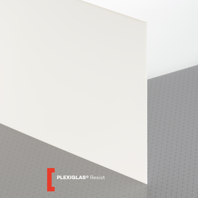 PLEXIGLAS® Resist 65 Acrylglas Platte weiß