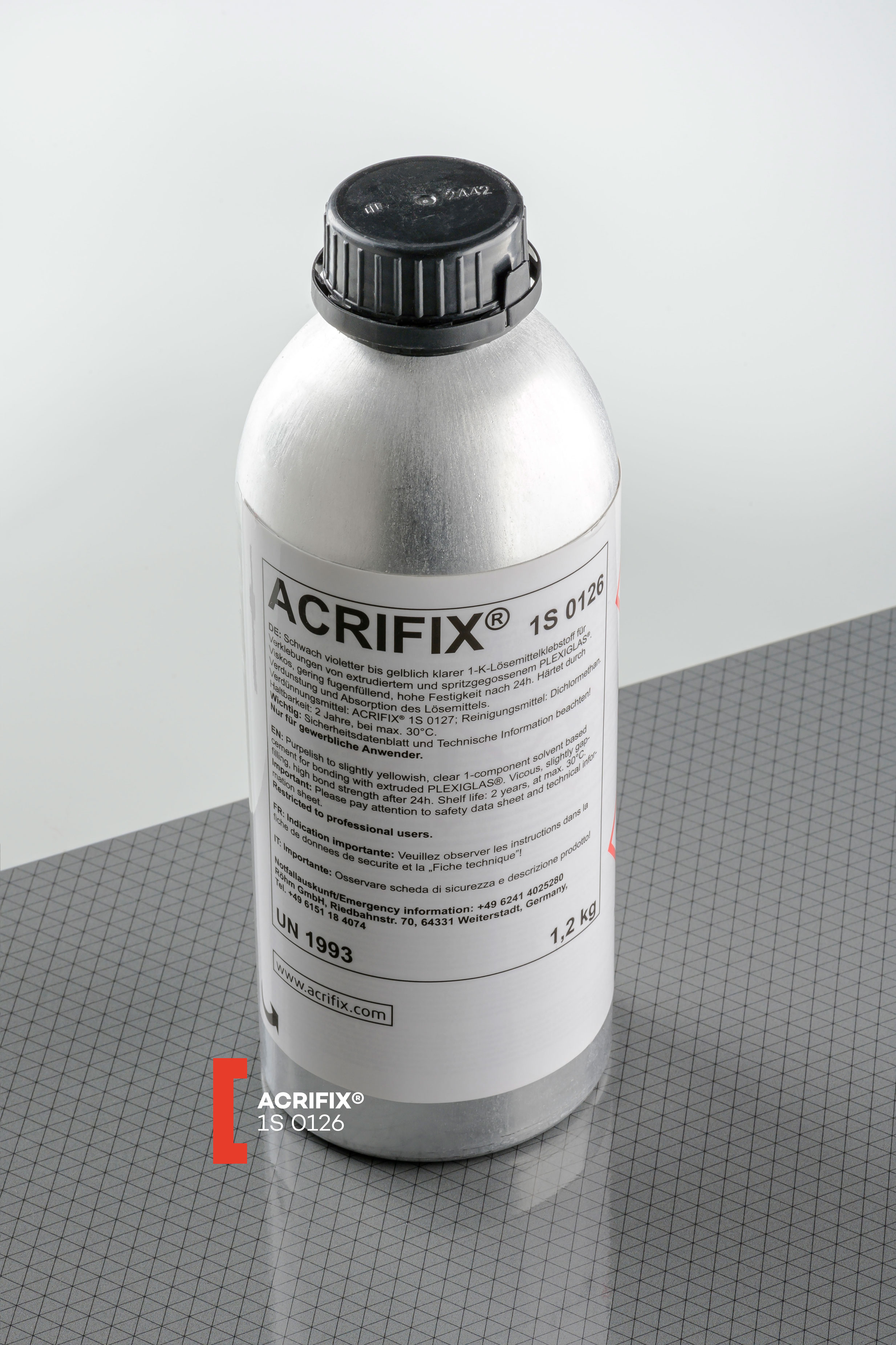 Acrifix 1S 0126 Acrylglas-Kleber PMMA Evonik 1K Lösemittel-Klebstoff Plexikleber 